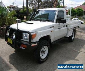 2012 Toyota Landcruiser VDJ79R MY12 Update GX (4x4) White Manual 5sp M