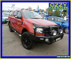 2015 Ford Ranger PX MkII Wildtrak 3.2 (4x4) Orange Automatic 6sp A