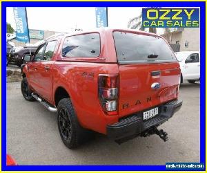 2015 Ford Ranger PX MkII Wildtrak 3.2 (4x4) Orange Automatic 6sp A