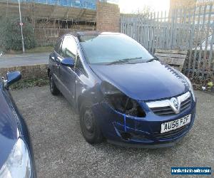 2006 VAUXHALL CORSA LIFE BLUE spares or repairs 