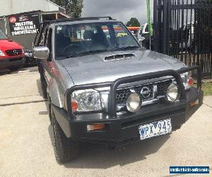 2008 Nissan Navara D22 MY08 ST-R (4x4) Silver Manual 5sp M Dual Cab Pick-up