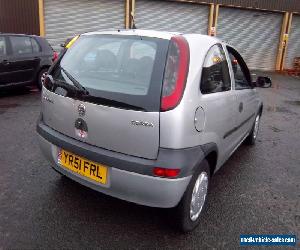 2001 VAUXHALL CORSA CLUB 1.0 12V SILVER, SPARES OR EASY REPAIR