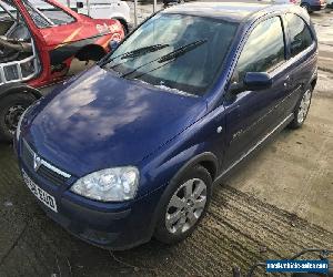 2006 VAUXHALL CORSA SXI+ 1.2 BLUE NON RUNNER SPARES OR REPAIRS MOT NO RESERVE