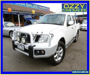 2013 Nissan Navara D40 MY12 ST-X 550 (4x4) White Automatic 7sp A