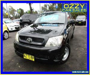 2008 Toyota Hilux GGN15R 07 Upgrade SR Black Automatic 5sp A Dual Cab Pick-up