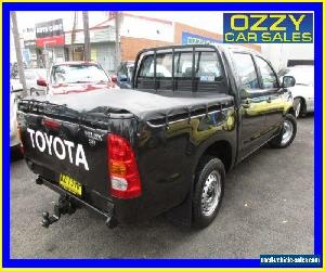 2008 Toyota Hilux GGN15R 07 Upgrade SR Black Automatic 5sp A Dual Cab Pick-up