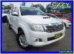 2013 Toyota Hilux KUN26R MY12 SR5 (4x4) White Automatic 4sp A Dual Cab Pick-up for Sale