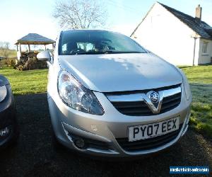 2007 VAUXHALL CORSA 1.4 SXI SILVER