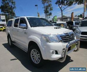 2012 Toyota Hilux KUN26R MY12 SR5 White Automatic 4sp A 4D UTILITY