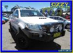 2012 Toyota Hilux KUN26R MY12 SR5 (4x4) White Manual 5sp M Dual Cab Pick-up for Sale