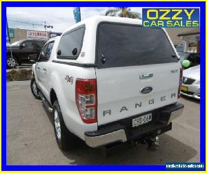 2013 Ford Ranger PX XLT 3.2 (4x4) White Automatic 6sp A Dual Cab Utility