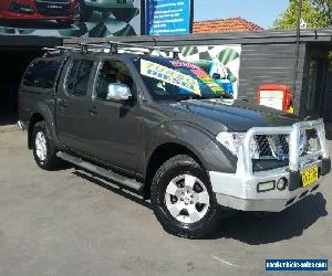 2008 Nissan Navara D40 ST-X (4x4) Grey Manual 6sp M Dual Cab Pick-up