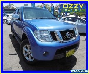 2012 Nissan Navara D40 MY12 ST-X (4x4) Blue Automatic 7sp A Dual Cab Pick-up