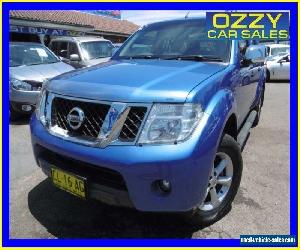 2012 Nissan Navara D40 MY12 ST-X (4x4) Blue Automatic 7sp A Dual Cab Pick-up