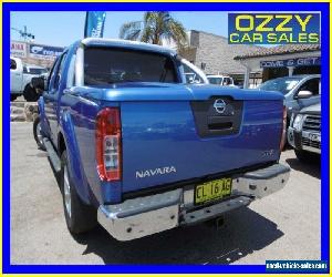 2012 Nissan Navara D40 MY12 ST-X (4x4) Blue Automatic 7sp A Dual Cab Pick-up