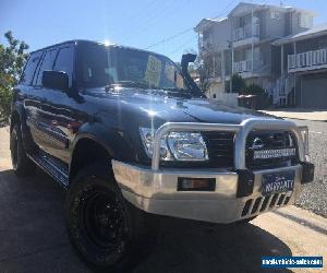 2002 Nissan Patrol GU III ST Plus (4x4) Blu Inca Manual 5sp M Wagon