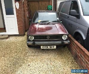 VW Golf Mk1 convertible 