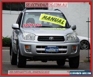 2003 Toyota RAV4 ACA20R Cruiser (4x4) Silver Manual 5sp M Wagon