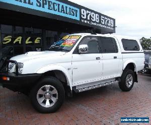 2005 Mitsubishi Triton MK MY05 GLS (4x4) White Manual 5sp M Dual Cab Utility