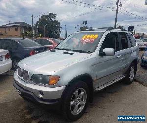 2001 BMW X5 E53 4.4I Silver Automatic 5sp A Wagon