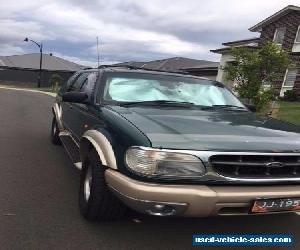 Ford Explorer  4X4 Green, Near New Chunky Off Road Tyres 7 Months Rego 