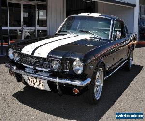 1965 Ford Mustang Fastback Black & White Automatic 3sp A Fastback