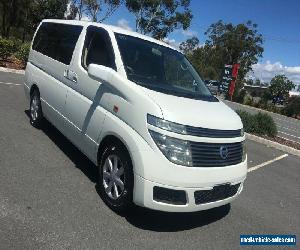 2002 Nissan Elgrand E51 White Automatic 5sp A Wagon