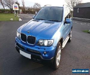 BMW X5 SPORT 3.0D INDIVIDUAL ESTORIL BLUE WITH BLACK LEATHER ONLY 120K MILES