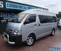 2009 Toyota Hiace KDH221R MY07 Upgrade SLWB Silver Manual 5sp M Van for Sale