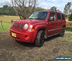 2008 JEEP PATRIOT 4X4 AUTO 4WD (NO RESERVE) (not toyota holden ford nissan) for Sale