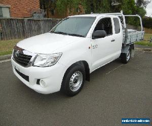 2013 Toyota Hilux GGN15R MY12 SR White Automatic 5sp A Extracab