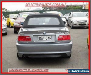 2005 BMW 325CI E46 25Ci Silver Automatic 5sp A Convertible