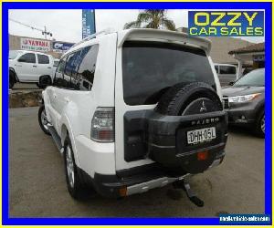 2008 Mitsubishi Pajero NS Exceed LWB (4x4) White Automatic 5sp A Wagon