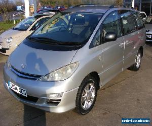 2004 04 TOYOTA PREVIA T3 VVTi 2.4 AUTOMATIC 8 SEATER, SILVER, NO RESERVE