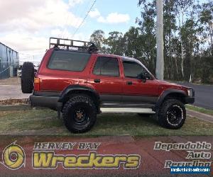 Toyota 4Runner manual 4wd red wagon