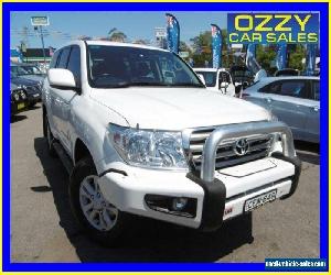 2008 Toyota Landcruiser VDJ200R Sahara (4x4) White Automatic 6sp A Wagon