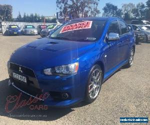 2008 Mitsubishi Lancer CJ Evolution MR Blue 6sp Direct Shift Sedan