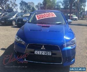 2008 Mitsubishi Lancer CJ Evolution MR Blue 6sp Direct Shift Sedan