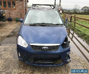 2008 FORD C-MAX ZETEC DAMAGED REPAIRABLE SALVAGE UN-RECORDED