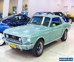 1968 Ford Mustang Lime Gold Metallic Automatic 3sp A Hardtop for Sale