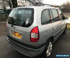 2003 VAUXHALL ZAFIRA DESIGN DTI 16V SILVER