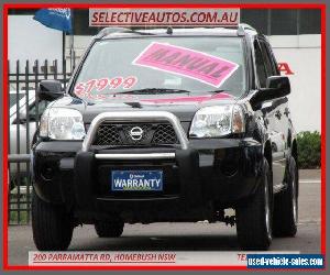 2005 Nissan X-Trail T30 ST (4x4) Black Manual 5sp M Wagon