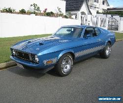 1973 Ford Mustang Mach 1 Blue Automatic 3sp A Fastback for Sale