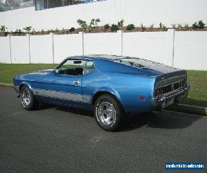 1973 Ford Mustang Mach 1 Blue Automatic 3sp A Fastback