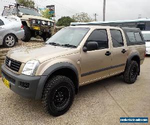 2007 HOLDEN RODEO LT DUAL CAB  3.6L 5 SP MANUAL AIR CON MUDY TYRES 