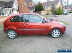 2007/07 FORD FIESTA STYLE CLIMATE 1.4 D 3DR RED 87K FSH VGC for Sale