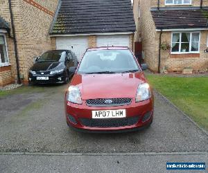 2007/07 FORD FIESTA STYLE CLIMATE 1.4 D 3DR RED 87K FSH VGC