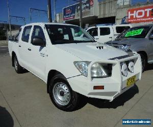 2010 Toyota Hilux KUN16R MY10 SR White Manual 5sp M 4D Utility