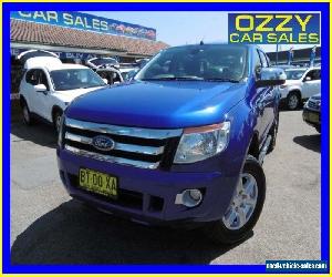 2013 Ford Ranger PX XLT 3.2 (4x4) Blue Automatic 6sp A Dual Cab Utility