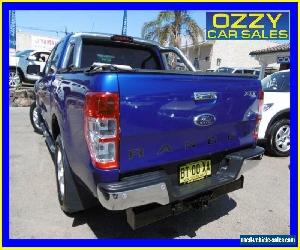 2013 Ford Ranger PX XLT 3.2 (4x4) Blue Automatic 6sp A Dual Cab Utility